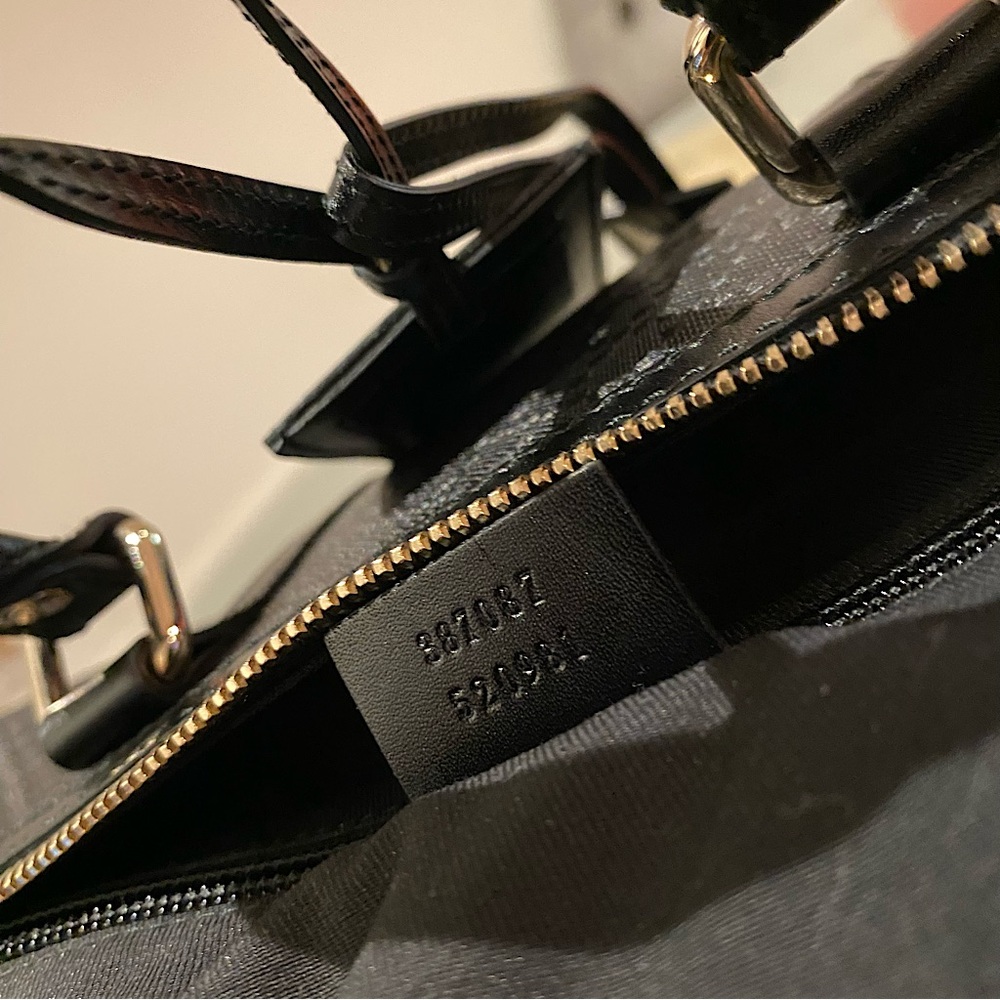 🔥Gucci Diamanté Leather Duffle - Picture 15 of 17